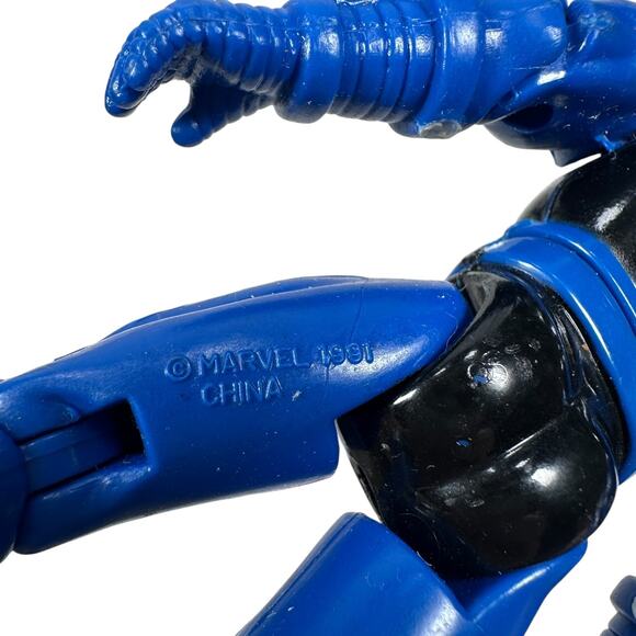 Vintage Marvel X-Men Apocalypse Action Figure Loose Blue Black Collectible 1991 - Picture 3 of 4